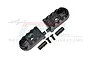 GPM Black Aluminium Foot Pegs 2Pcs MX014-BK