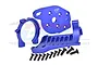 GPM Blue Aluminium Motor Mount Set TXMS018N-B