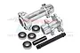 GPM Silver Aluminium Front & Rear Wheel Hub Hex Set w/ Larger Inner Bearings MX0067-S