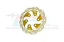 GPM Gold Aluminium Rear Brake Disc MX010/DISK-GD