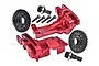 GPM Red Aluminium Front & Rear Upper Bulkhead w/ 10T/32T Differential Gear Set XRT12131032-R