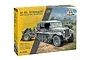 Italeri 1/35 scale Sd. Kfz. 10 Demag D7 plastic model kit box featuring a half-track vehicle with 7.5cm leIG 18 artillery and crew figures.