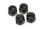 HPI 5mm Black Steel Nyloc Nuts 4Pcs Z665
