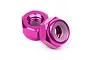 HPI 4mm Purple Aluminium Nyloc Nuts 10Pcs Z867