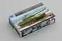 Trumpeter 1/35 scale Soviet T-72 Ural tank model kit box featuring artwork of the tank with Kontakt-1 reactive armour.