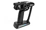 Maverick MTX-249 2.4GHz 2-channel pistol grip RC transmitter in black with a steering wheel and base label.