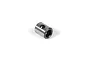 A single XRAY Hudy spring steel driveshaft coupling, featuring a cylindrical metal body with a cross-drilled hole.