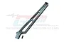 A grey aluminium rear chassis brace for an RC car by GPM Racing, shown with a single mounting screw against a white background.