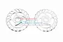 GPM Silver Aluminium Brake Discs 2Pcs SB010/DISK-S