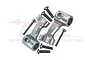 GPM Silver Aluminium Rear Body Post Mounts 2Pcs MAT201RB-S
