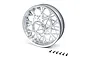 Losi 1/4 MX Rear Satin Chrome Rim LOS46003
