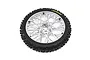 Losi 1/4 Dunlop MX53 ProMoto-MX Front Tyre On Spoked Rim LOS46006