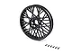 Losi 1/4 Front Black Rim LOS46000