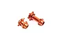 Losi Orange Aluminium Hub Set LOS362003
