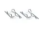 XRAY Body Clips For 6mm Body Posts 4Pcs 309402