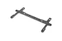 XRAY 2.5mm carbon fibre rear chassis brace for RC cars, featuring a flat, H-shaped design with multiple mounting holes.