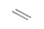 Two identical silver metal king pins for RC cars, shown against a plain white background.