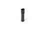 A black anodized aluminium mounting post for RC cars, featuring a threaded top and a cylindrical body.