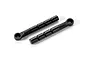 Two black composite side tube shafts for XRAY RC cars, shown against a plain white background.