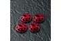 MST Red Lightweight Aluminium Lowered Shock Mounts 820149R