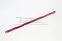 A red anodized aluminium centre brace bar for RC cars by GPM Racing, shown against a white background.