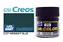 A 10ml jar of Mr. Color Midnight Blue gloss paint, showing the product label and a color swatch.
