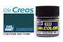 A 10ml jar of Mr. Color Engine Grey FS16081 gloss acrylic paint, showing the product label and a color swatch.