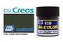 A bottle of Mr. Color RAF Dark Green BS641 acrylic paint, showing the brand logo, paint code 361, and a color swatch.