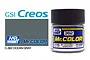 A bottle of Mr. Hobby Mr. Color C-362 Ocean Gray acrylic paint with a black cap and a label showing the product name and color swatch.