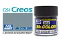 A 10ml jar of Mr. Color RAF Medium Sea Grey BS637 acrylic paint, showing the label with product code 363 and the GSI Creos branding.