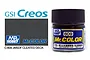 A 10ml jar of Mr. Color C-609 JMSDF Cleated Deck acrylic paint by Mr. Hobby, shown with a color swatch and branding.