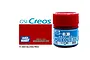 A bottle of Mr. Hobby Aqueous Gloss Red paint (H-3) next to a red color swatch and GSI Creos branding.