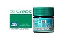 A 10ml jar of Mr. Hobby Aqueous Metallic Green acrylic paint with a green cap and a label showing H-89.