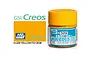 A 10ml jar of Mr. Hobby Aqueous Gloss Yellow FS13538 acrylic paint with a yellow cap, shown next to a color swatch graphic.