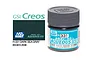 A 10ml jar of Mr. Hobby Aqueous Semi-Gloss Dark Sea Grey acrylic paint, showing the blue label with H-331 and brand logos.