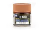 A 10ml glass jar of Mr. Hobby Super Metallic 2 Super Copper paint with a brown ribbed plastic lid against a white background.