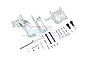 GPM Silver Aluminium Handbrake & Centre Differential Cover Kit MAI038AB-S