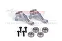 GPM Aluminium Steering Hubs 2Pcs - Silver BBX021-S
