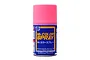 A can of Mr. Hobby Mr. Color Spray Gloss Pink acrylic spray paint against a white background.