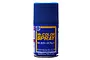 A blue spray paint can from Mr. Hobby, labeled Mr. Color Spray, standing upright against a plain white background.