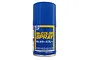 A blue Mr. Hobby Mr. Color Spray paint can against a white background.