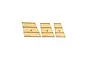 Three Artesania Latina 6.5mm Micro Easy Ratlines templates made of light-coloured wood, arranged side-by-side on a white background.