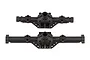 Two black plastic RC differential axle housings from Element RC, shown against a white background.