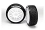 Traxxas 1.9" BFGoodrich Rally Tyres on White Rims - Glued Wheels 2Pcs 7372R
