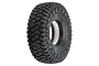 A single Pro-Line 1.9 inch Toyo Open Country R/T G8 crawler tyre with a white foam insert visible inside, set against a clean white background.