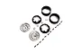 Axial 1.9" Satin KMC Machete Crawler Beadlocked Rims 2Pcs AXI43009