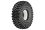 A single Pro-Line 1.9 inch Maxxis Trepador rock crawling tyre with a white foam insert visible inside, shown against a white background.
