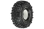 A single Pro-Line 1.9 inch Interco TSL SX Super Swamper XL G8 rock crawler tyre with a white foam insert, shown against a white background.