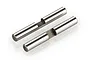 Two Rovan 5x38mm second-generation cross-shafts made of polished steel, shown side-by-side on a white background.