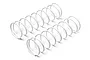 HB Vorza Big Bore (White 76mm/59gF/mm) Shock Springs 2Pcs 67454